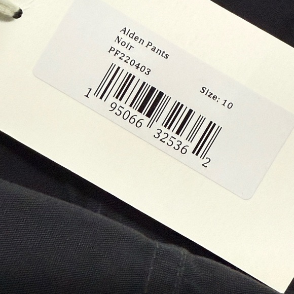 Ulla Johnson "Alden" Pants Noir Size 10 - Picture 8 of 10